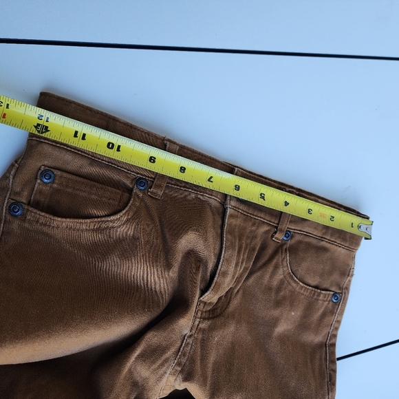 Brown Corduroy Pants with Straight-Leg Cut - Picture 4 of 11